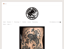 Tablet Screenshot of barkingironstattoo.com